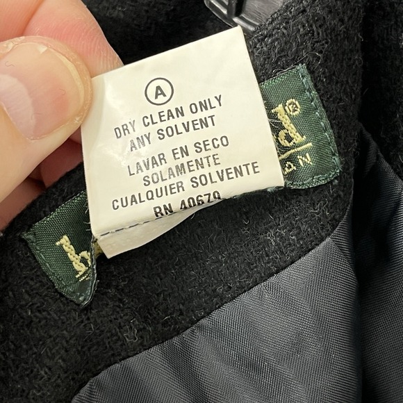 Harve Benard Skirt 8 Wool Fringe Midi Office Minimalist Parisian Quiet Luxury - Picture 6 of 10